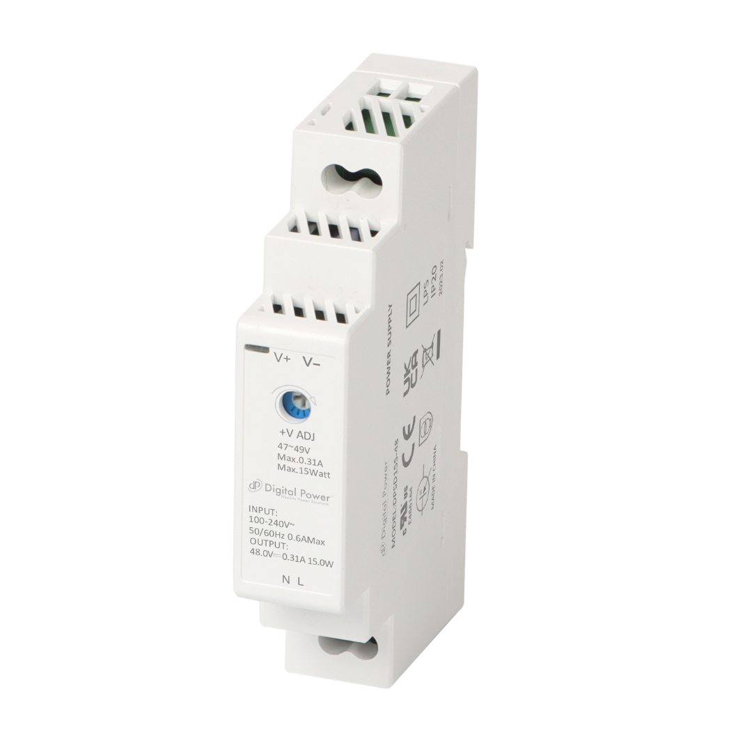Step Shape 15W DIN Rail AC-DC Power Supply