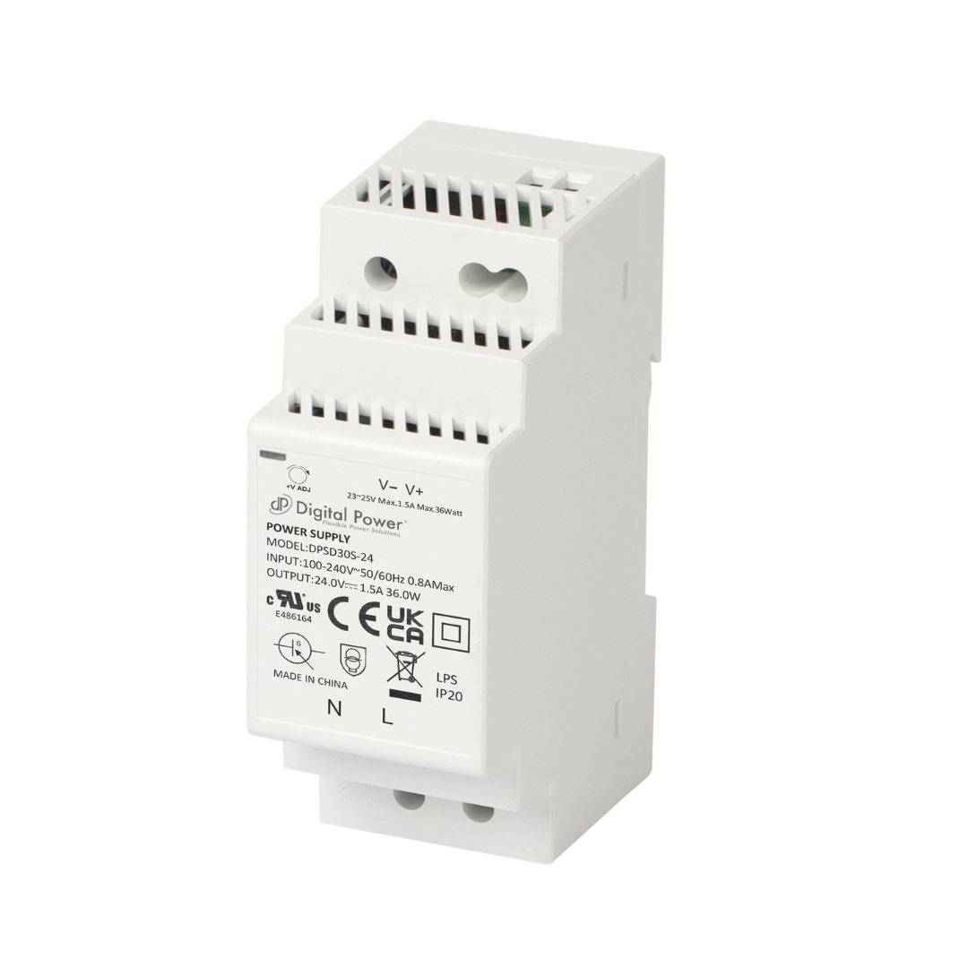 Step Shape 30W DIN Rail AC-DC Power Supply