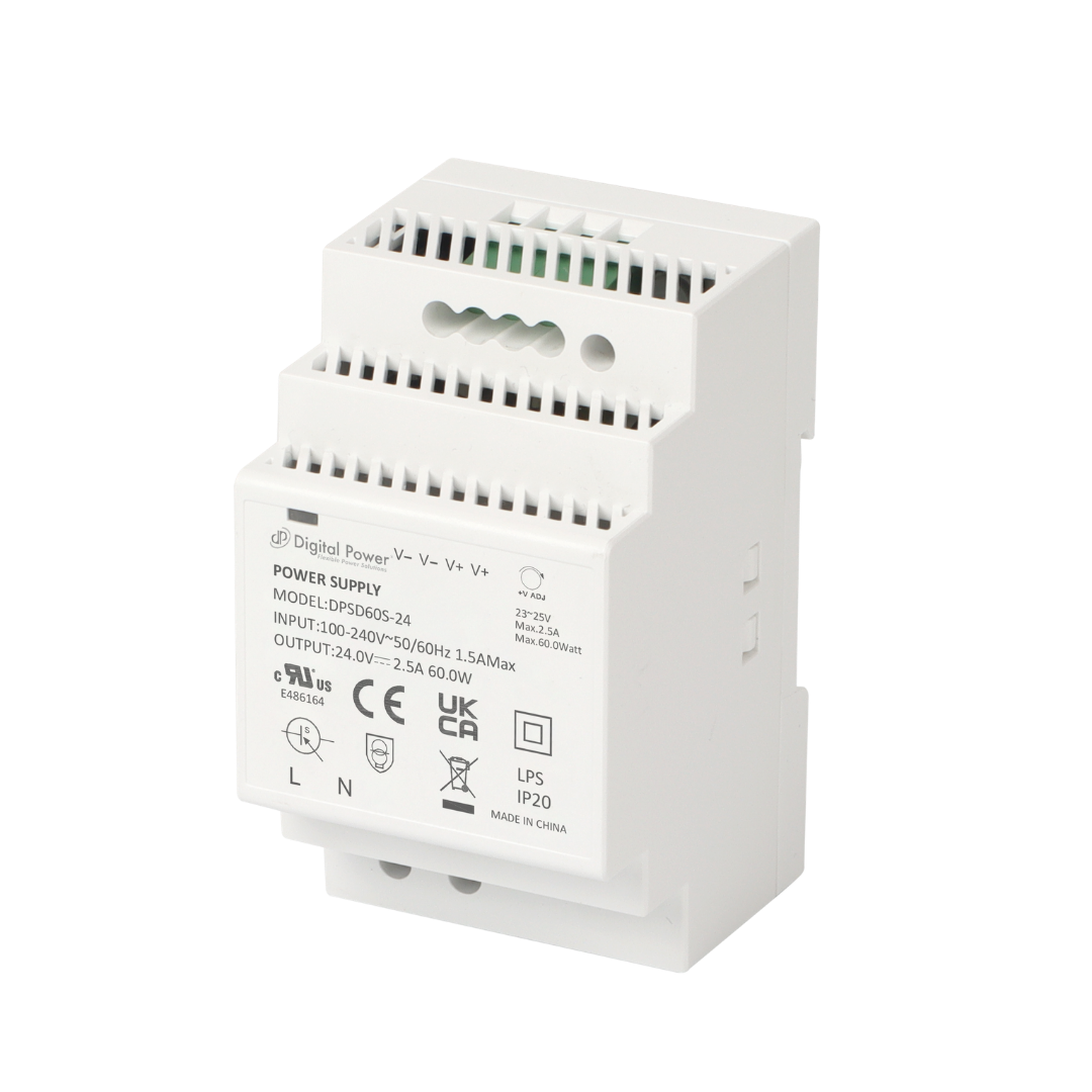 Step Shape 60W DIN Rail AC-DC Power Supply